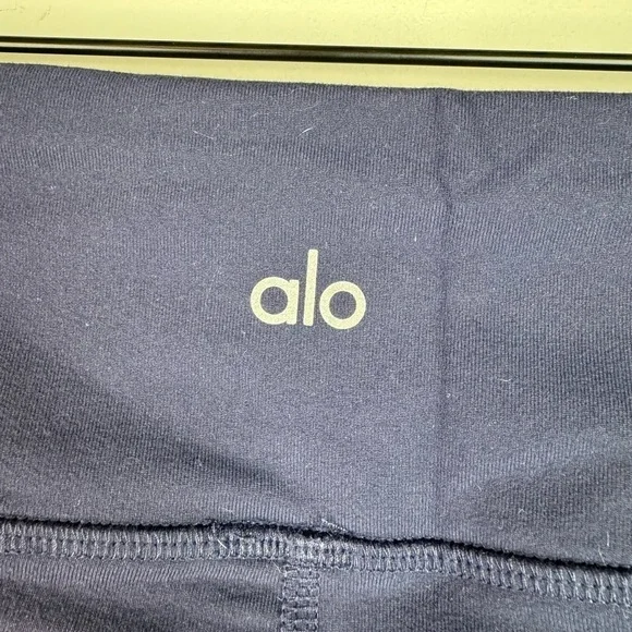 ALO YOGA MOTO Leggings blue Small - Picture 4 of 8